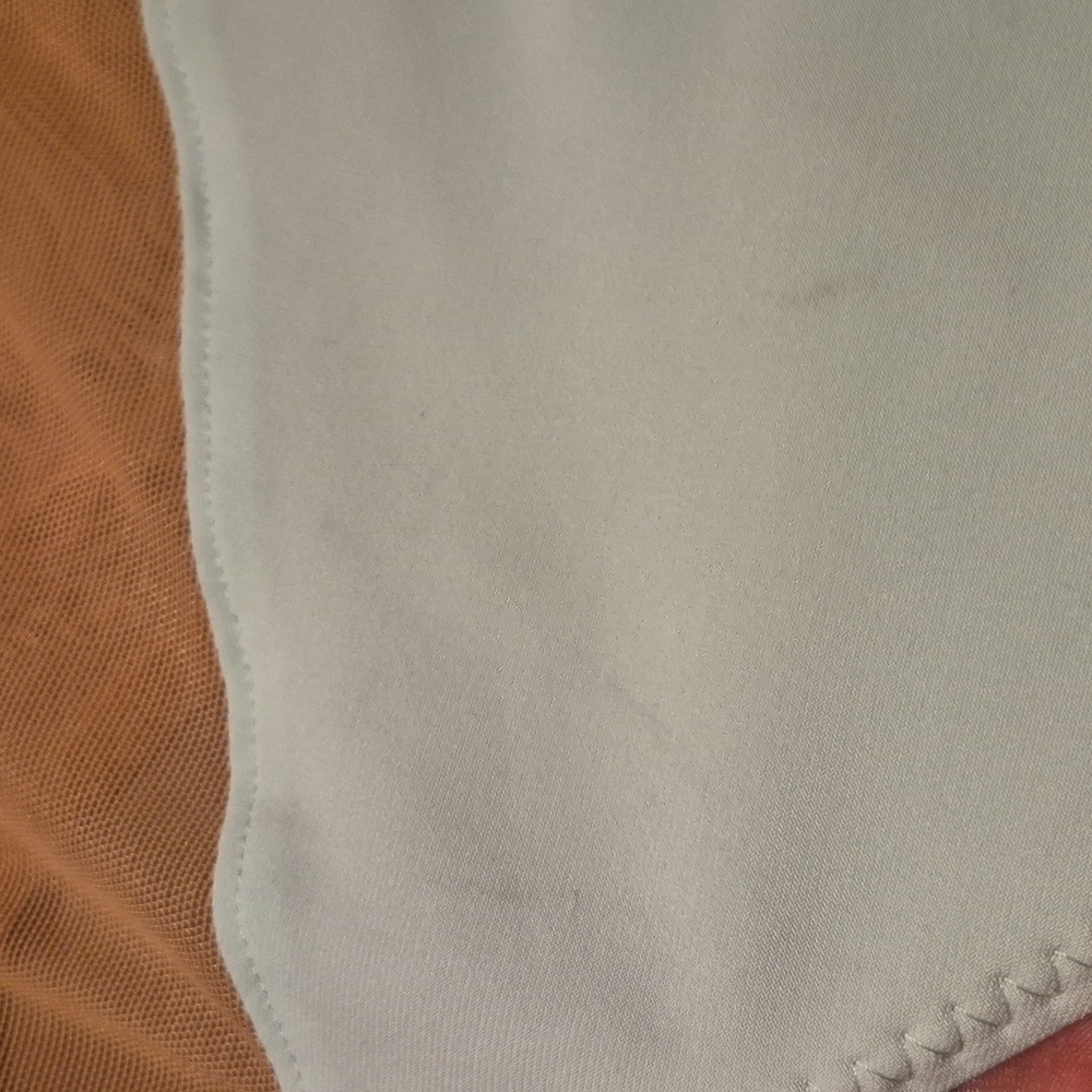 nwt NORMA KAMALI Snake Mesh Seafoam One Piece XXS Pastel Mint Green Swimsuit new - Picture 10 of 13